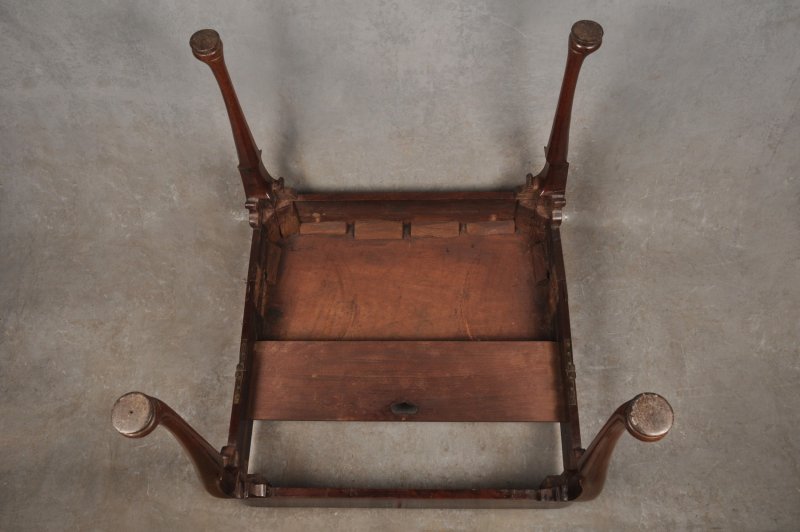Fine 18th Century Mahogany Concertina Action Tea Table