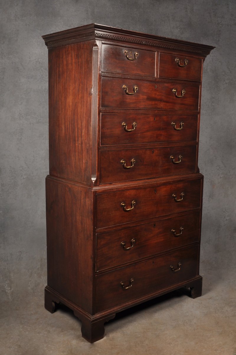 18th Century Mahogany Tallboy
