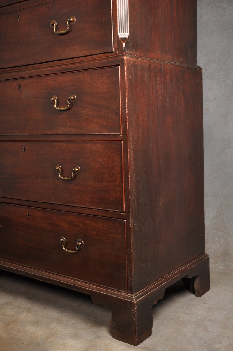 18th Century Mahogany Tallboy