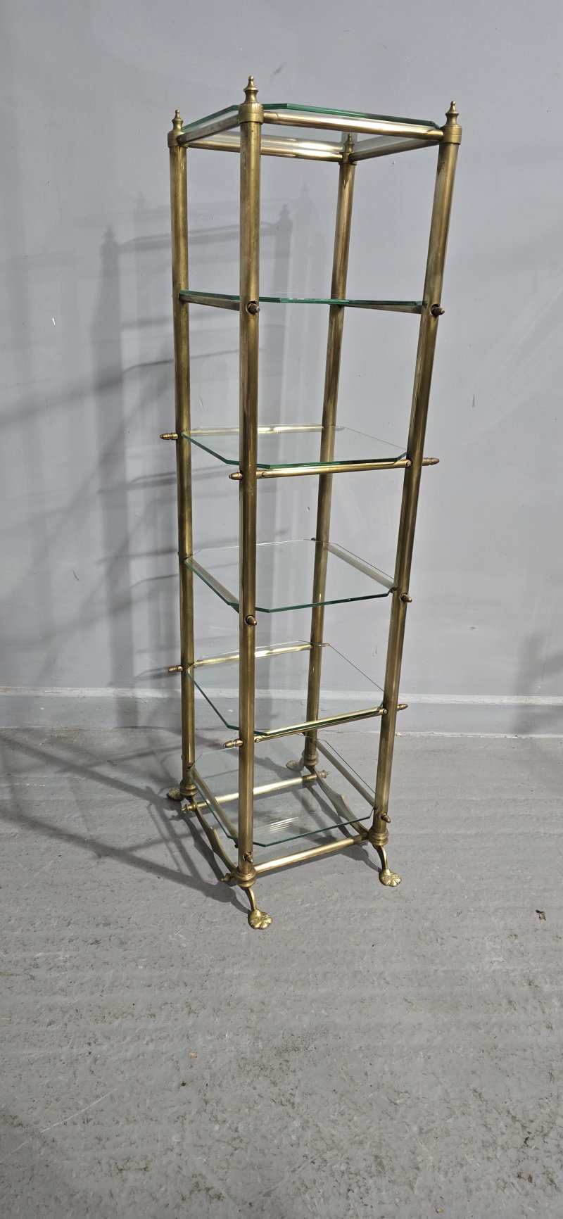 Brass Shop Display Stand Harris and Sheldon Ltd