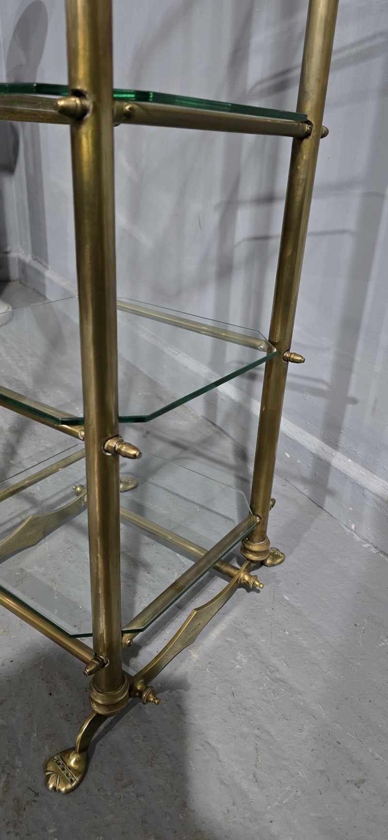 Brass Shop Display Stand Harris and Sheldon Ltd