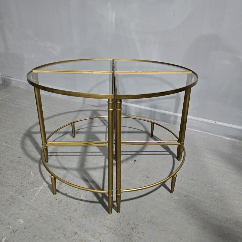 French Art Deco Nest of Four Tables
