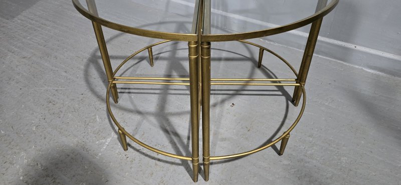 French Art Deco Nest of Four Tables