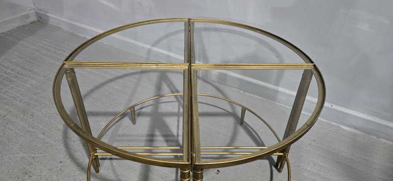 French Art Deco Nest of Four Tables