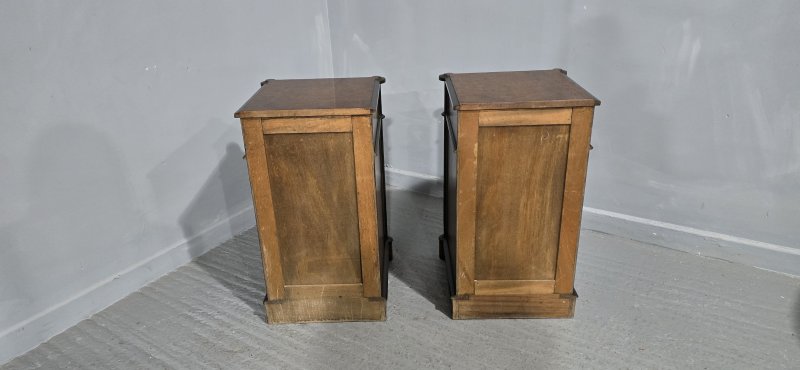 Fabulous Burr Walnut Bedside Cabinets