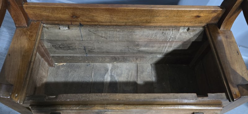 French Cherry Hall Bench