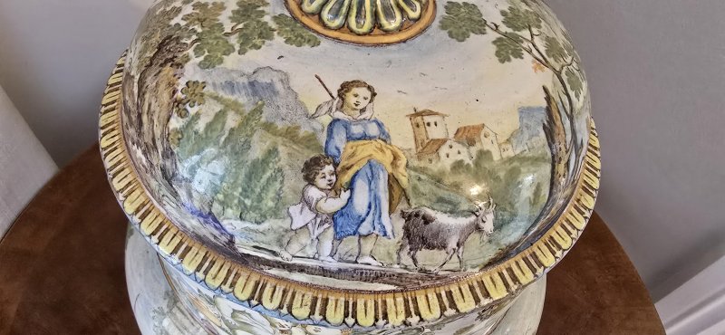 C18th Italian Lidded Vase