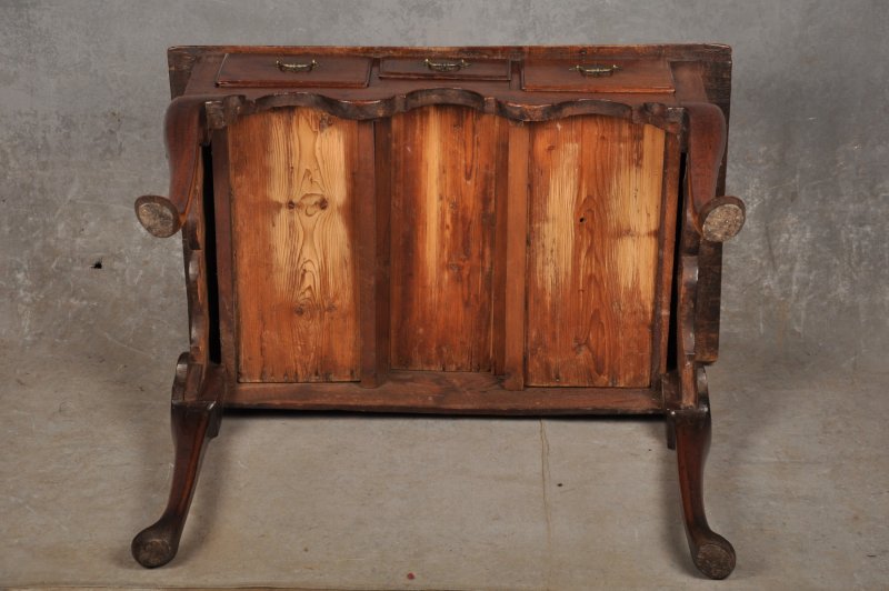 Early 18th Century Red Walnut Lowboy
