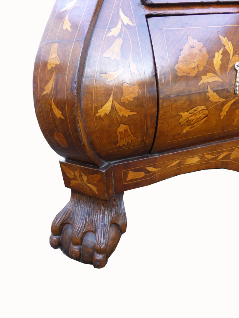 18th Century Dutch Marquetry Bureau