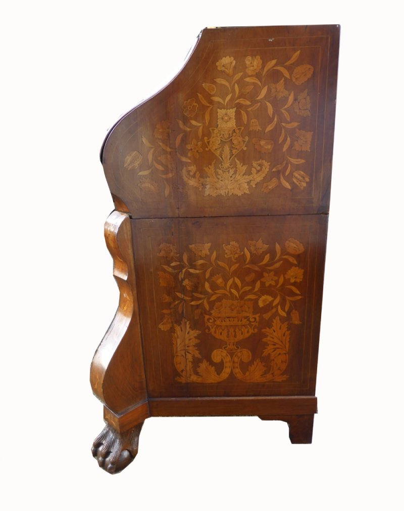 18th Century Dutch Marquetry Bureau