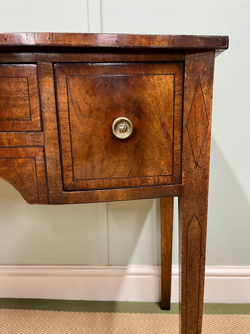 Georgian Mahogany Bow Fronted Table
