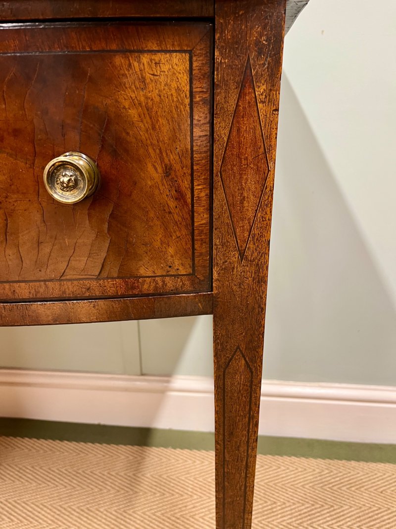 Georgian Mahogany Bow Fronted Table