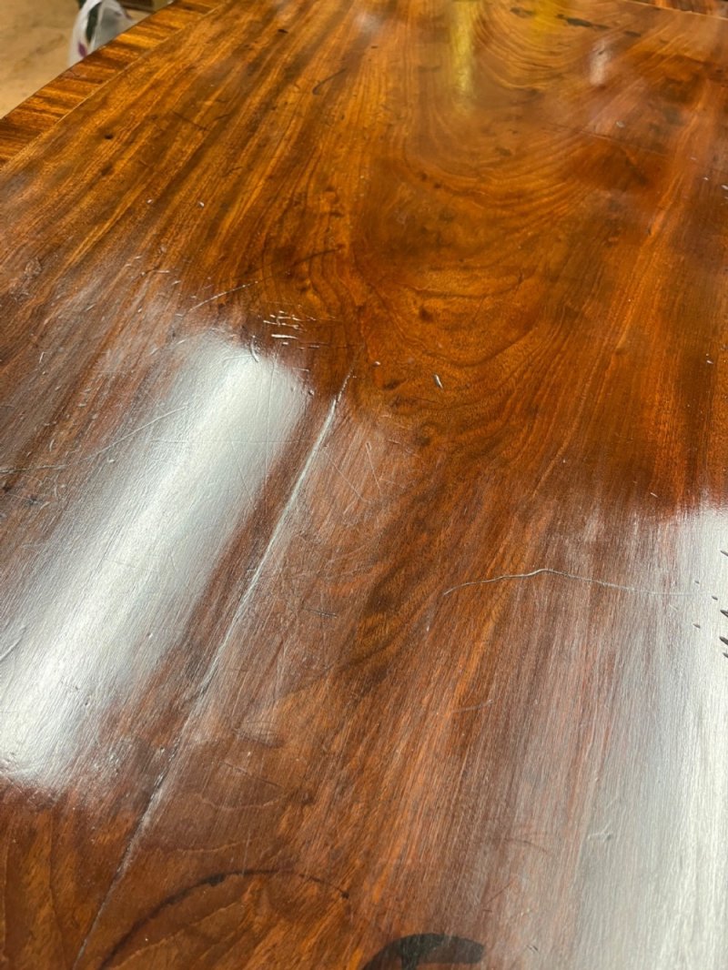 Georgian Bow Fronted Mahogany Chest Of Drawers