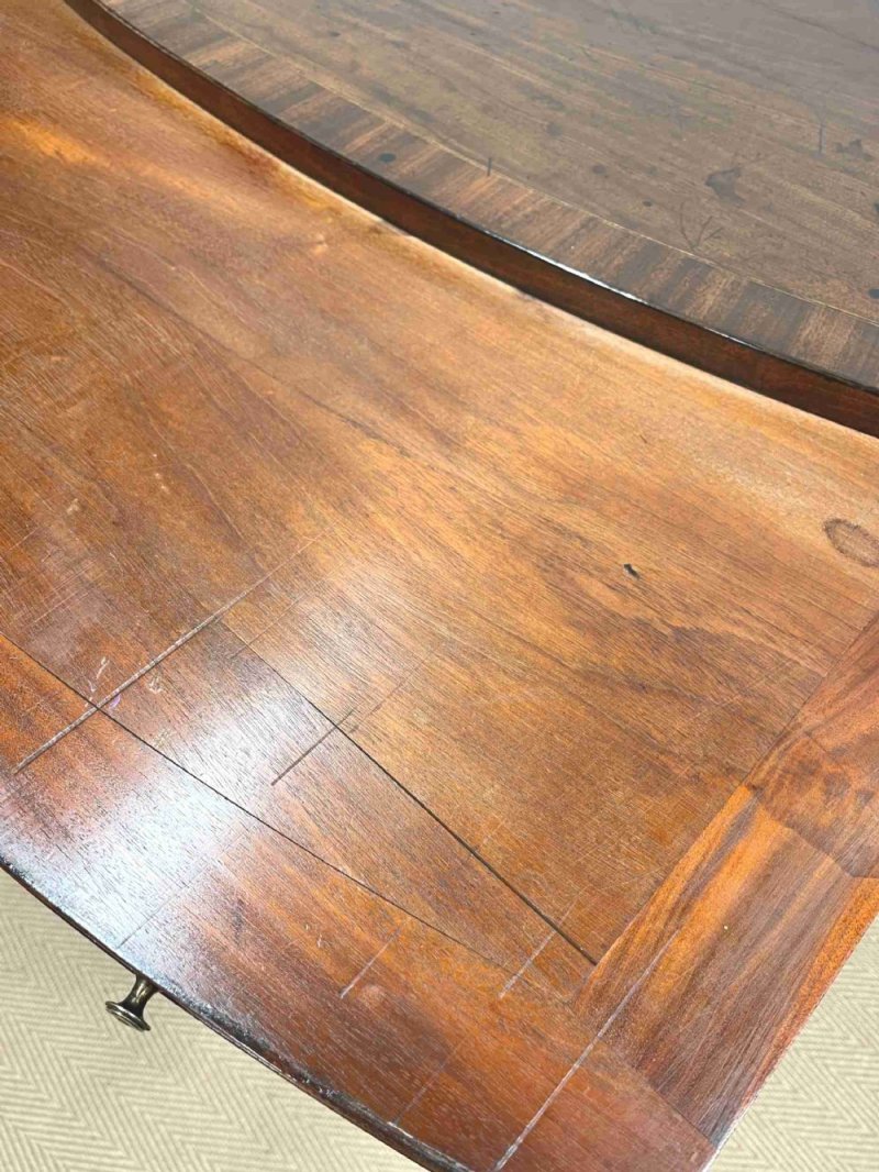 Georgian Bow Fronted Mahogany Chest Of Drawers