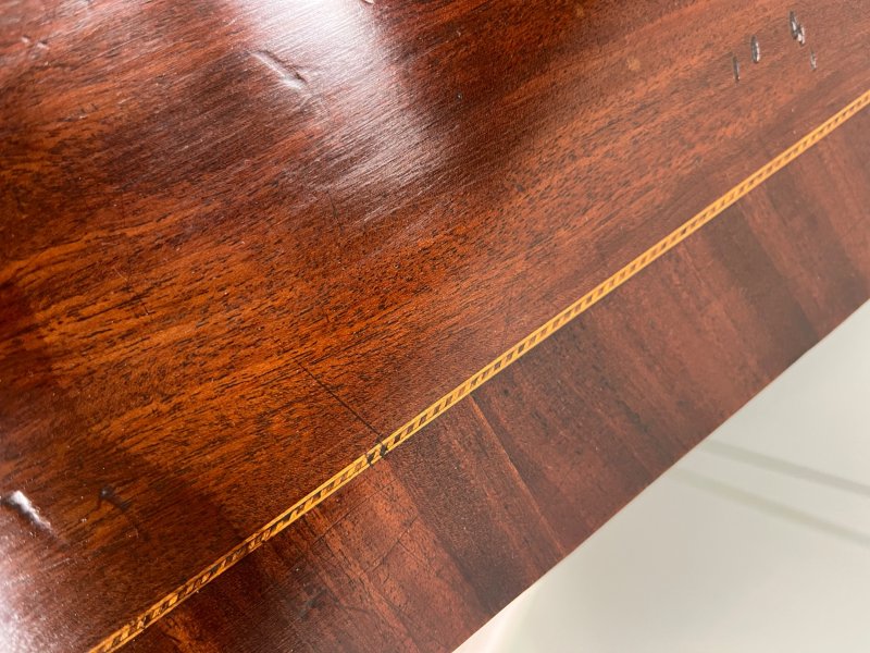 Georgian Bow Fronted Mahogany Chest Of Drawers