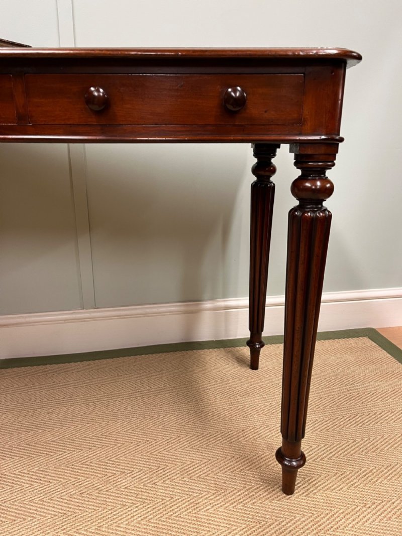 19th Century Mahogany Writing Side Table