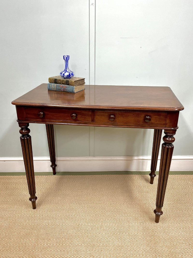 19th Century Mahogany Writing Side Table
