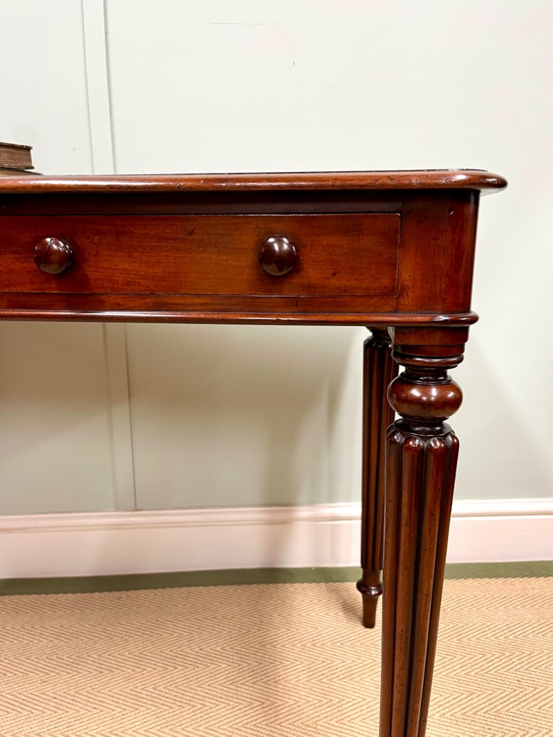 19th Century Mahogany Writing Side Table