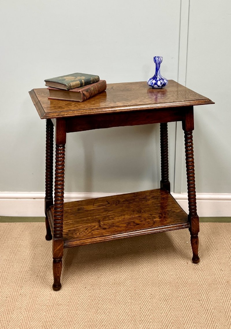 Arts And Crafts Oak Side Table