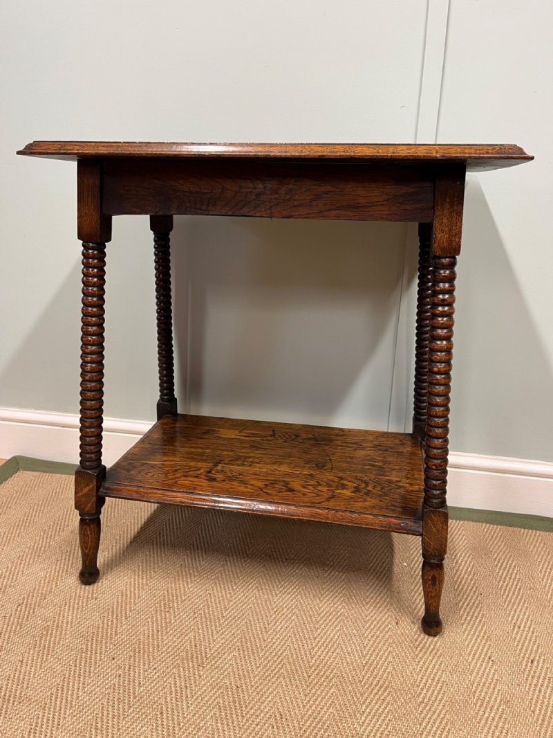 Arts And Crafts Oak Side Table