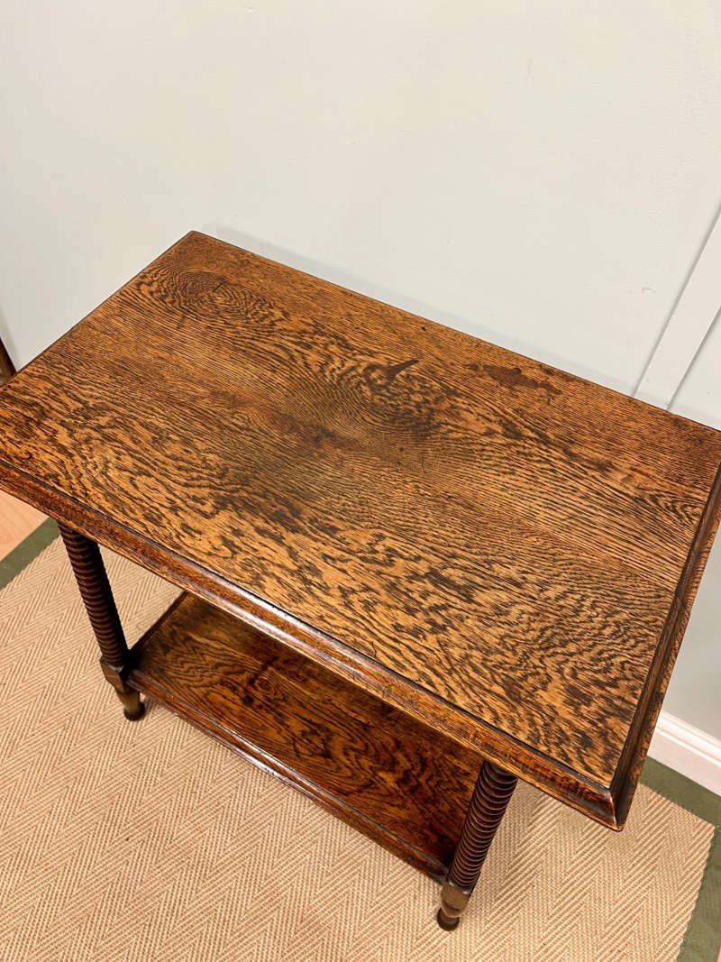 Arts And Crafts Oak Side Table