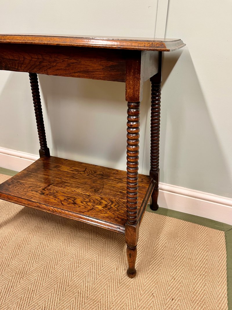 Arts And Crafts Oak Side Table