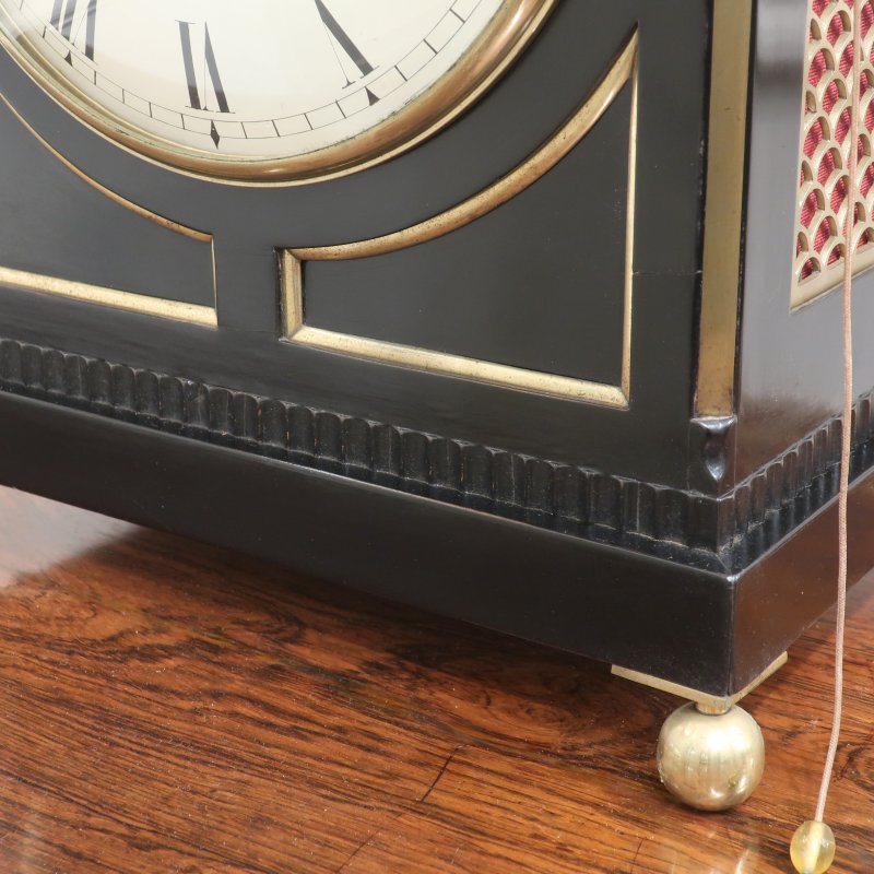 William IV Ebonised Bracket Clock by John Bull of Bedford