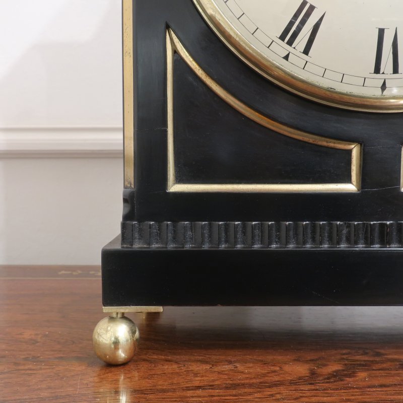 William IV Ebonised Bracket Clock by John Bull of Bedford