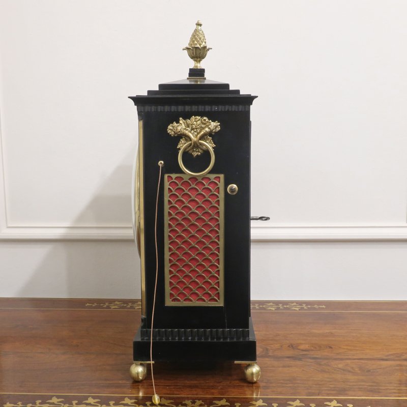 William IV Ebonised Bracket Clock by John Bull of Bedford