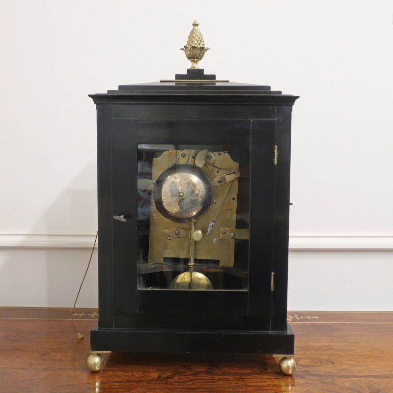 William IV Ebonised Bracket Clock by John Bull of Bedford