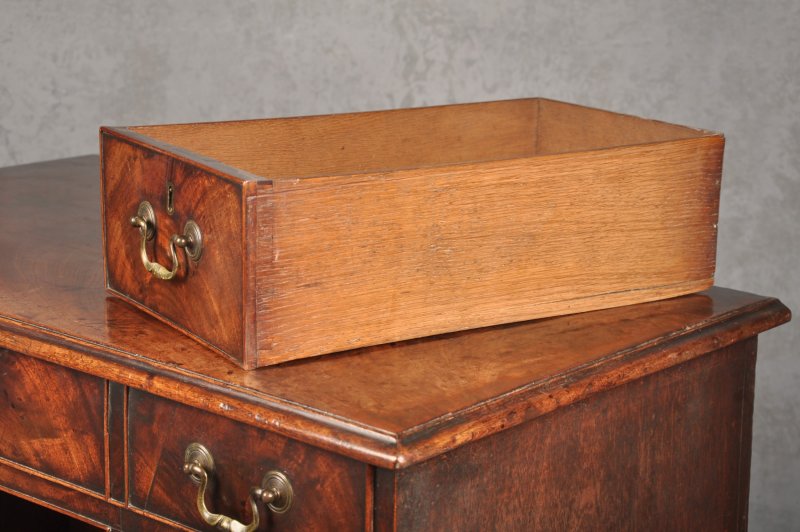 18th Century Mahogany Kneehole Desk