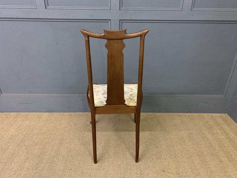 Art Nouveau Inlaid Mahogany Chair