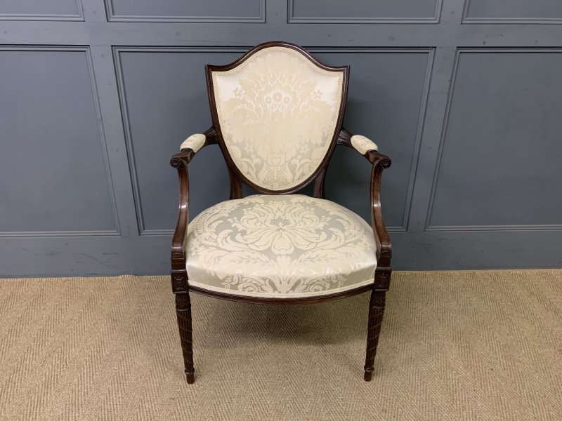 Hepplewhite Style Mahogany Armchair