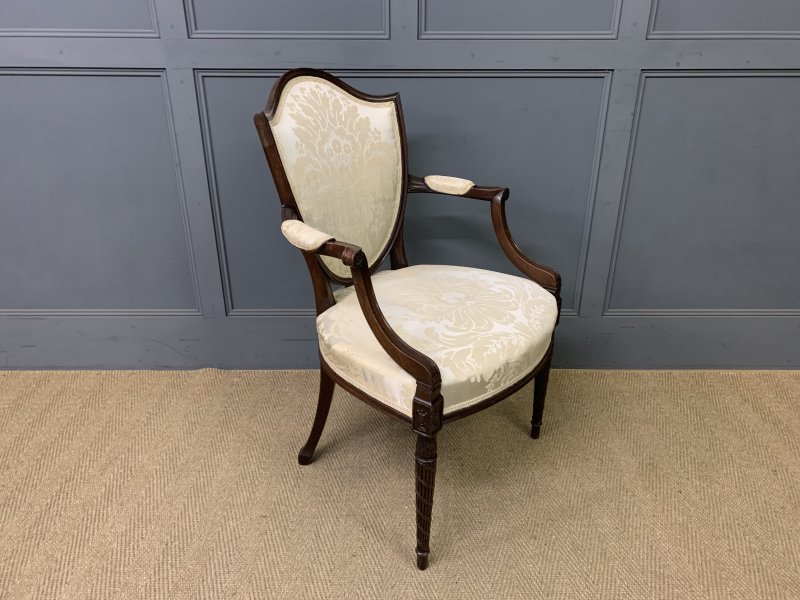 Hepplewhite Style Mahogany Armchair