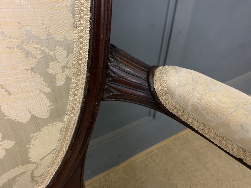 Hepplewhite Style Mahogany Armchair