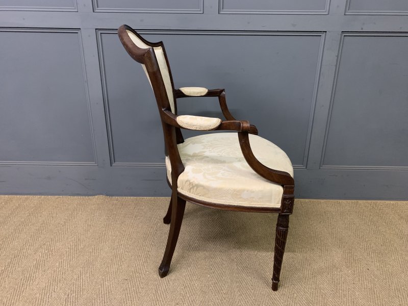 Hepplewhite Style Mahogany Armchair