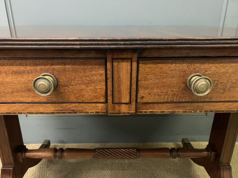 Regency Period Ebony Inlaid Mahogany Sofa Table