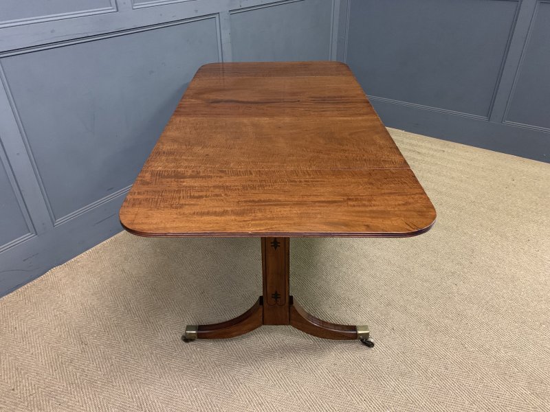 Regency Period Ebony Inlaid Mahogany Sofa Table