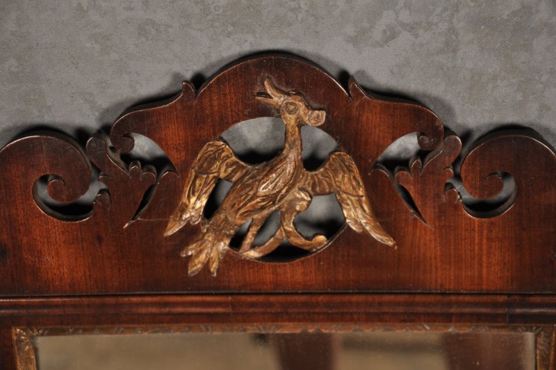 Fine 18th Century Mahogany Chippendale Mirror