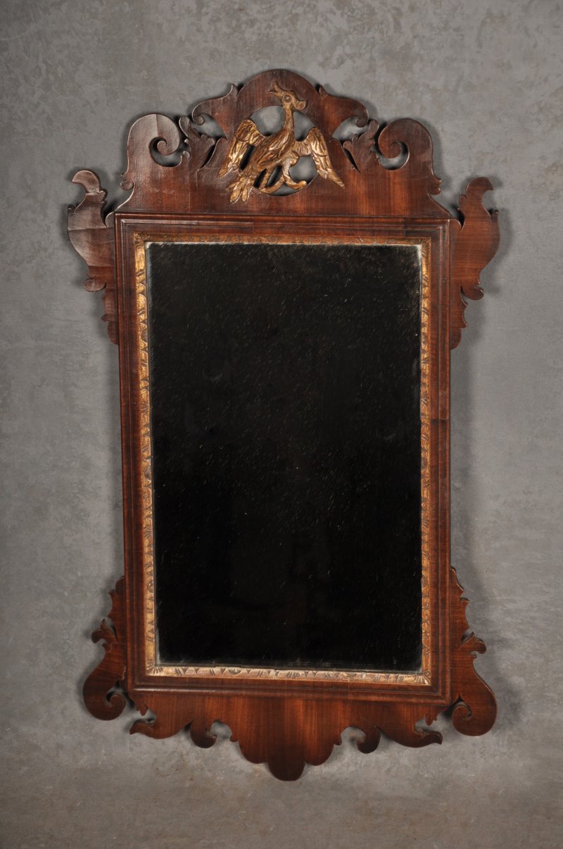 Fine 18th Century Mahogany Chippendale Mirror