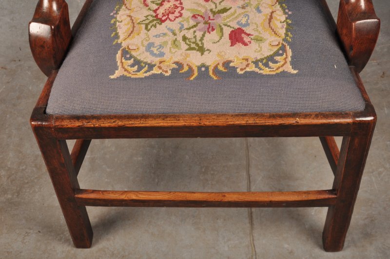 18th Century Elm Country Armchair