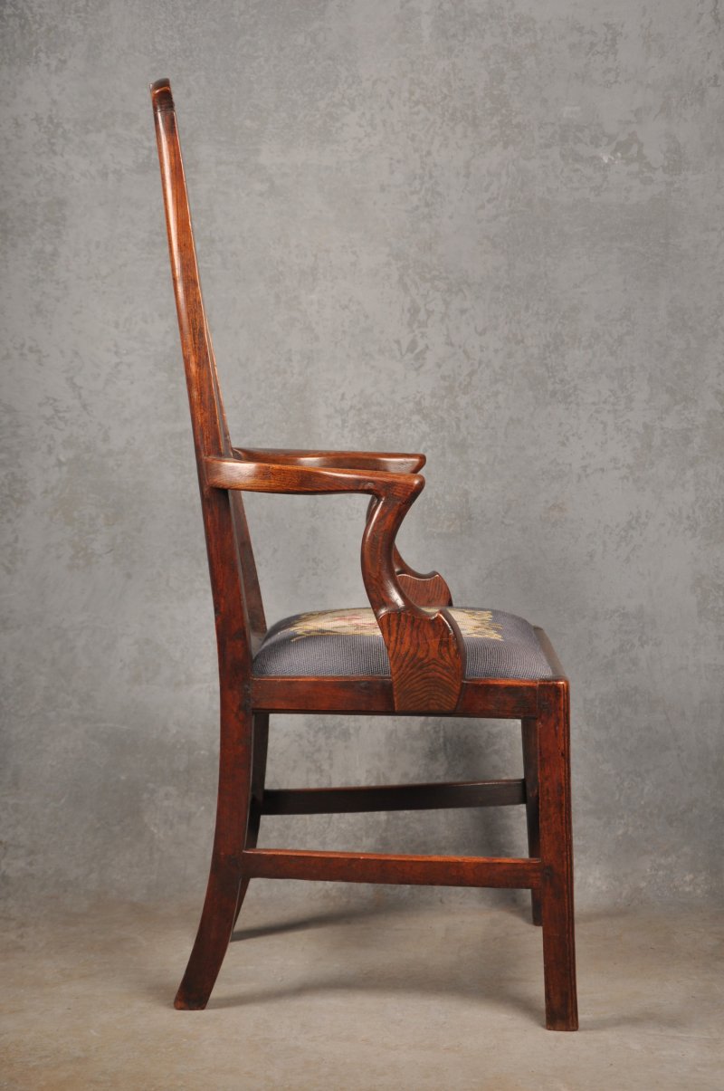 18th Century Elm Country Armchair