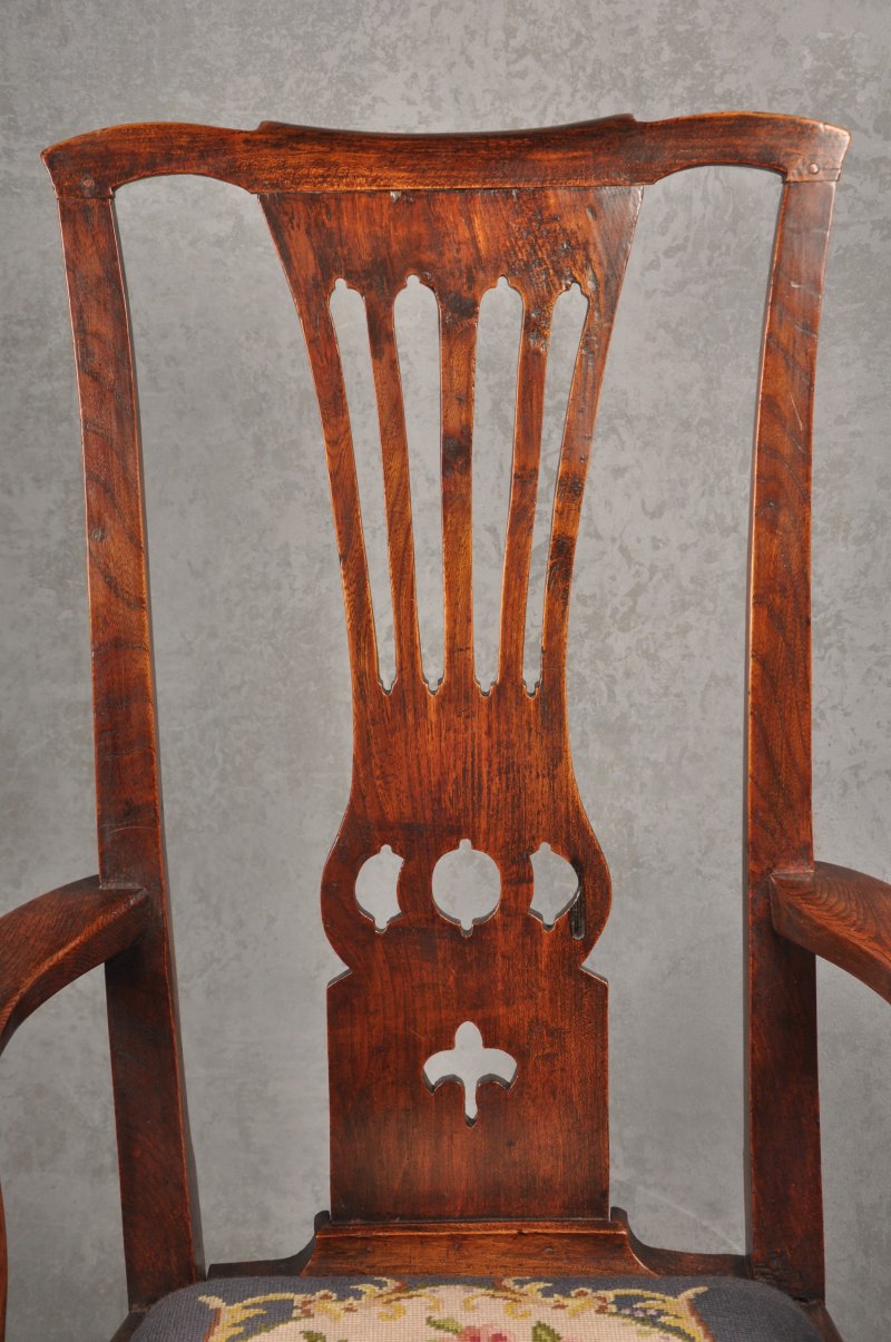 18th Century Elm Country Armchair