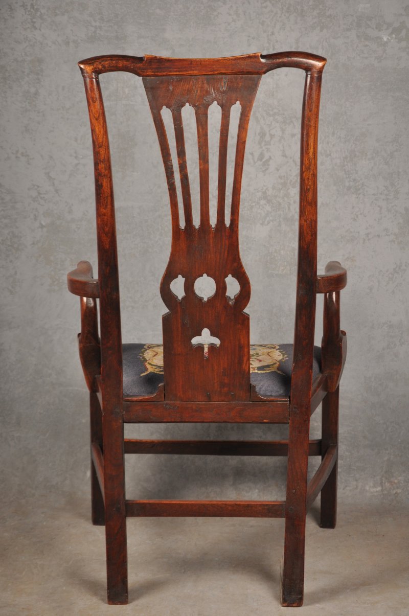18th Century Elm Country Armchair
