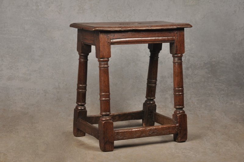 17th Century Oak Joint Stool