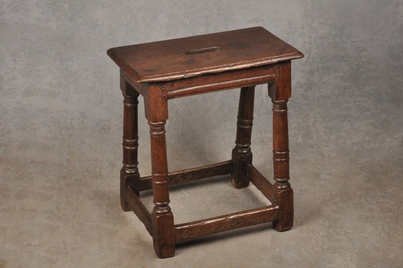 17th Century Oak Joint Stool