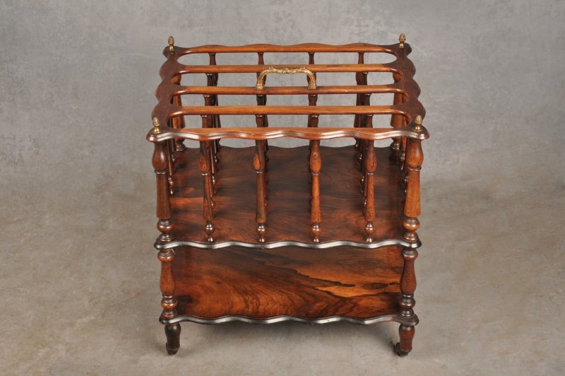 Fine Early 19th Century Rosewood Canterbury