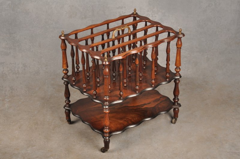Fine Early 19th Century Rosewood Canterbury