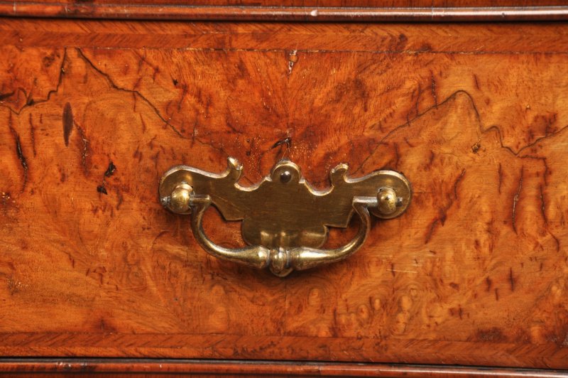 Fine Early 18th Century Walnut Secretaire Cabinet