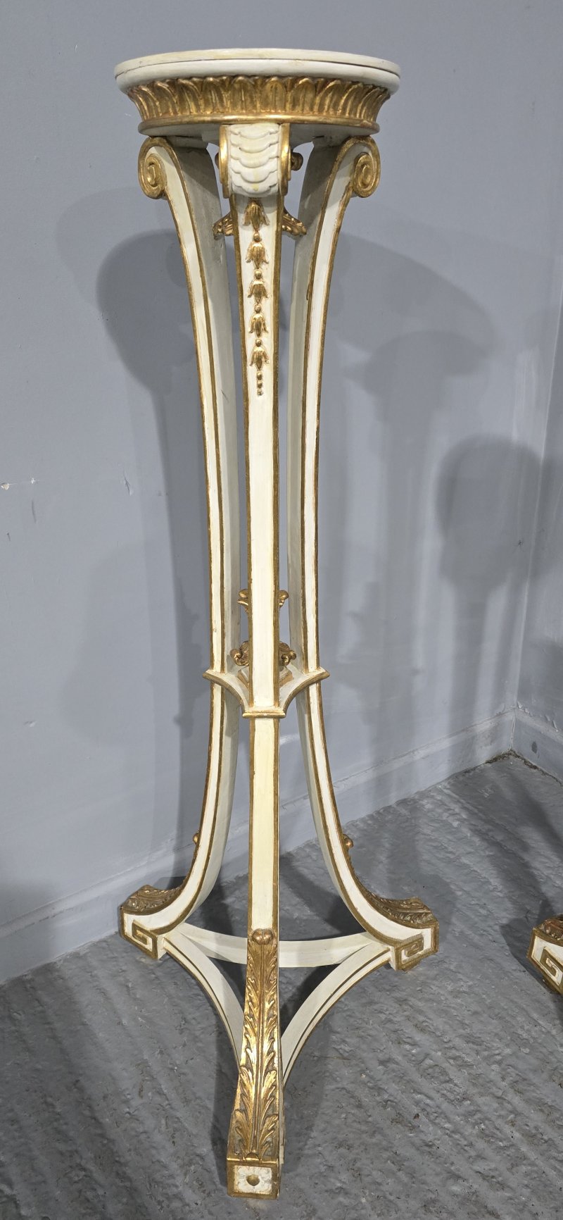 Super Pair Parcel Gilt Torchere Stands